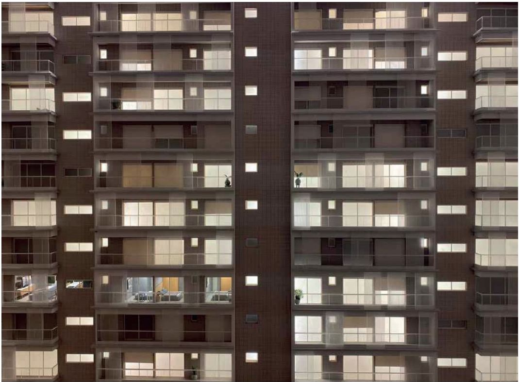 Edifício noturno